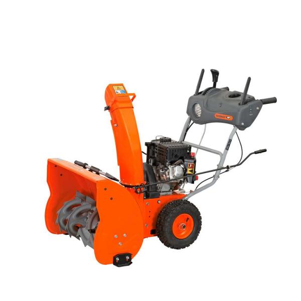 YARDMAX Yb4628 18-in 87-cu cm Single-stage Gas Snow Blower with Pull Start  in the Gas Snow Blowers department at Lowes.com