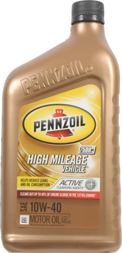Pennzoil 10W-40 SAE High Mileage Vehicle Motor Oil, 1 Quart - Food 4 Less