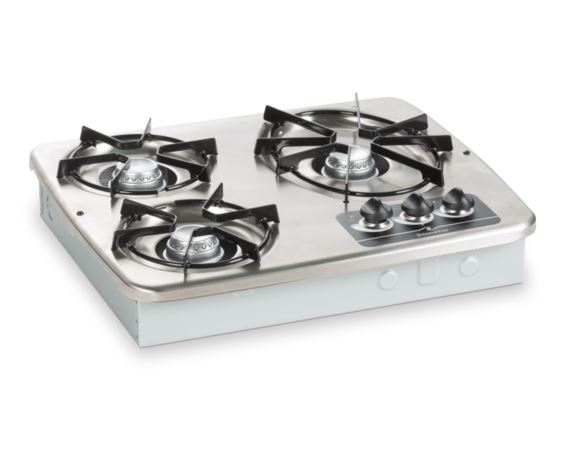 Dometic Wedgewood Vision 3-Burner Stainless Steel Cooktop | Propane stove,  Stove, Propane stove top