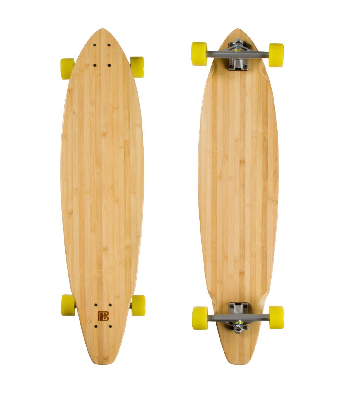 Blank Pin Tail Longboard | Bamboo Skateboards