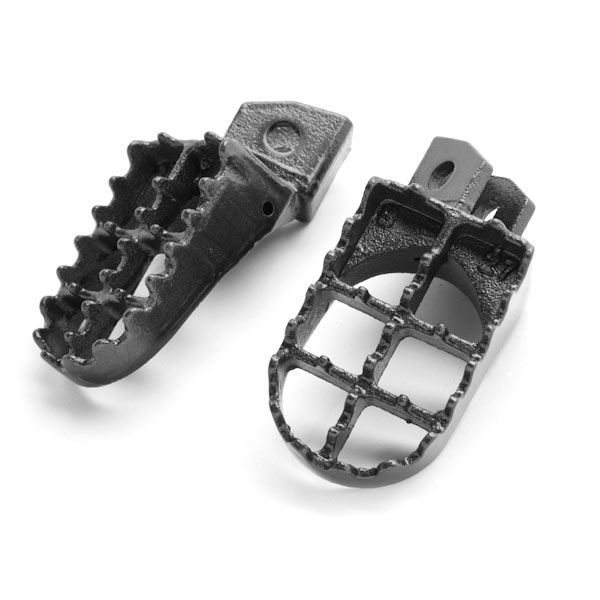 Buy Krator FP008 Black Pegs Compatible with Honda/Kawasaki Motocross MX  CRF50F, CRF100F, XR70R, XCRF100F, KLR650 and More (1985-2013) Dirtbike Foot  Rest Stomper Footpegs Online in Indonesia. B00C306H0W