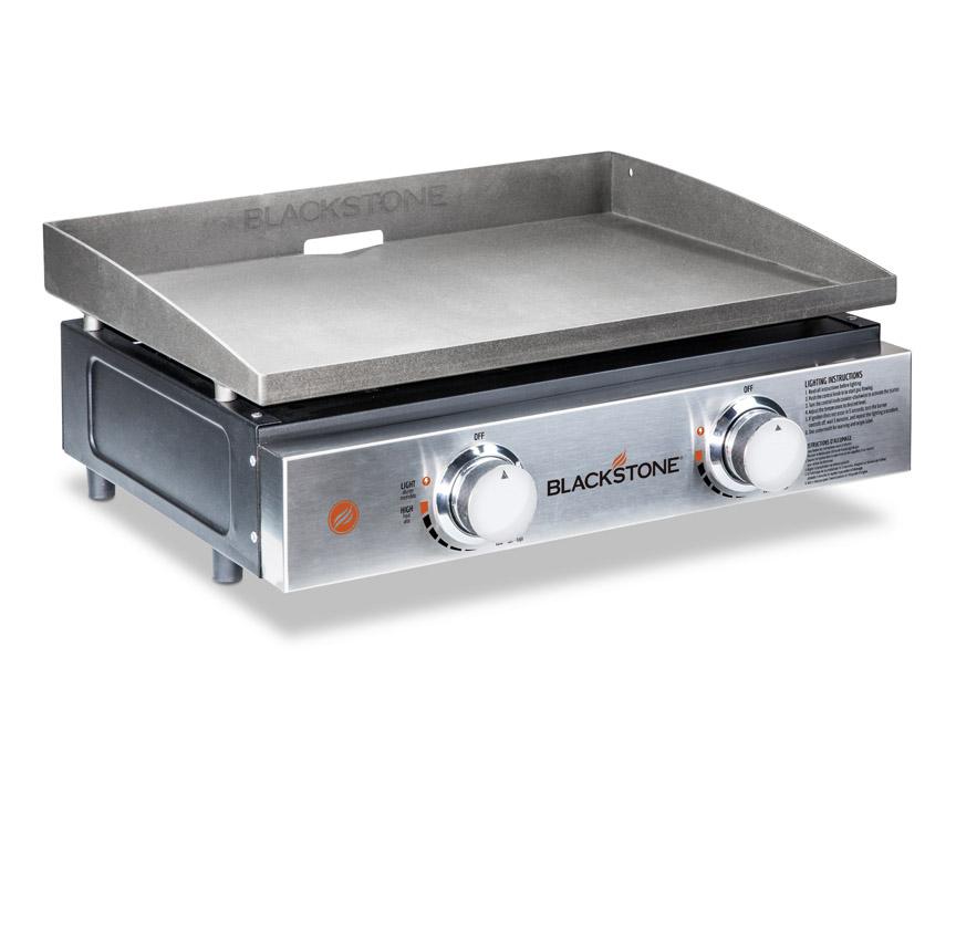 22'' Tabletop Griddle (with Stainless Steel Front Plate) – Blackstone  Products