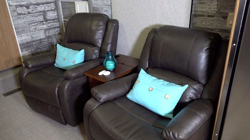 Interior Upgrade - Installing RecPro Furniture - Rollin On TV is RVing  Today!
