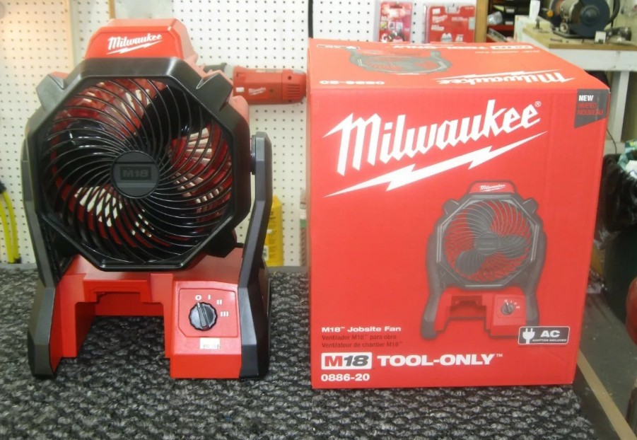 2020 new Milwaukee 風扇M18 18-Volt Lithium-Ion Cordless Jobsite Fan  (Tool-Only) 原價：980蚊特價：850蚊/每台, 電子產品, 其他- Carousell