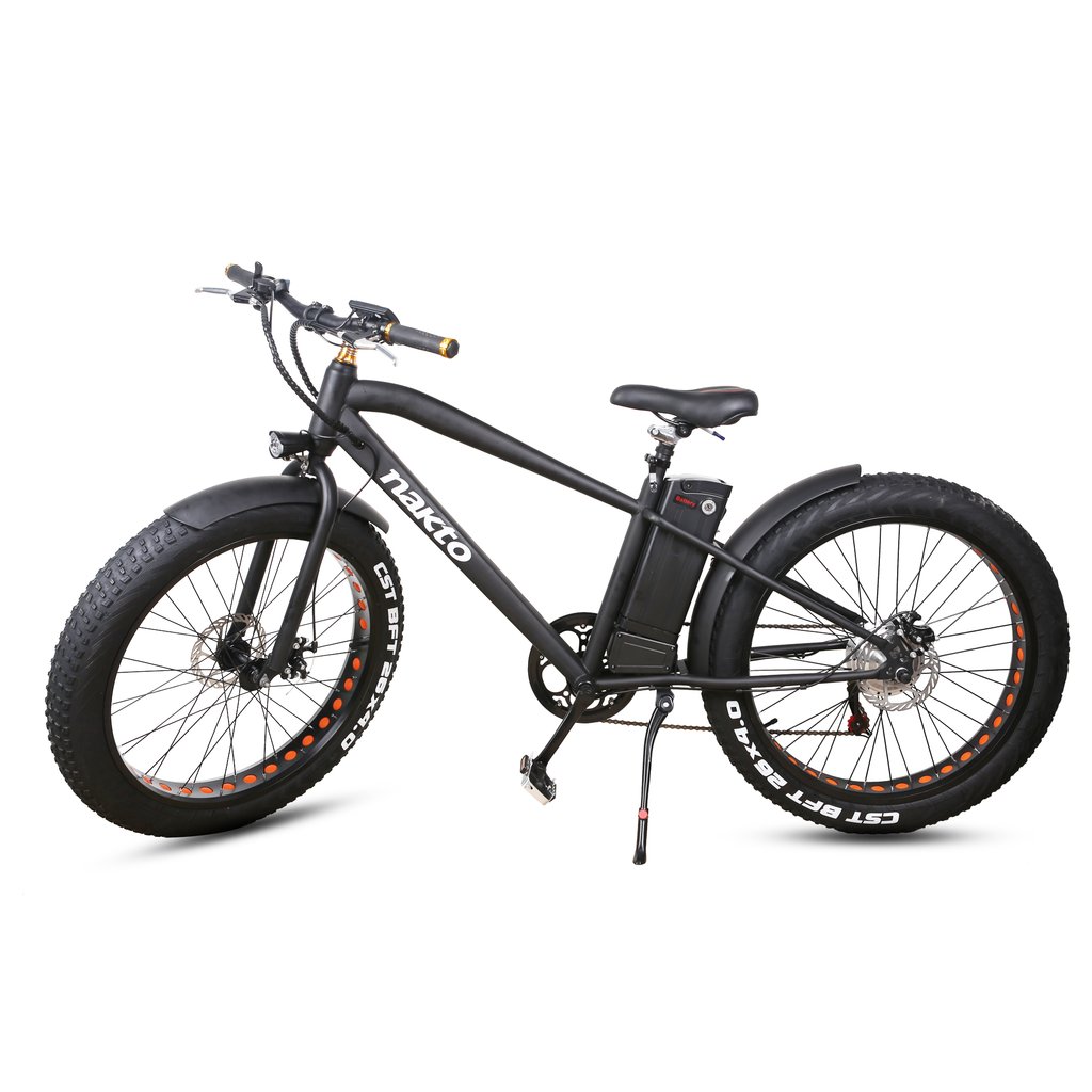 Nakto Fat Tire Electric Bike with 300W/500W Brushless Motor | Gadgetsin