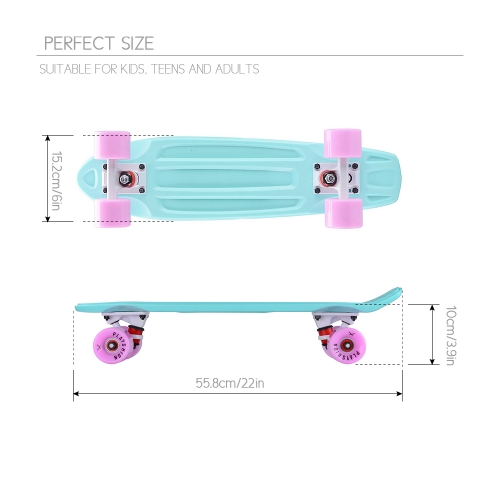 Buy Playshion 31x8 Complete Skateboard for Kids and Beginners Online in  Taiwan. B07WNGTKKX