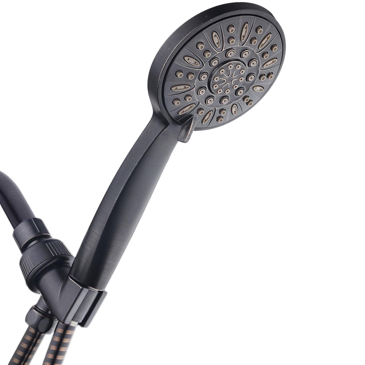 Buy Online Handheld Shower Head High Pressure 5 Function Adjustable Bath  Shower Jets with On/Off Pause Switch Removable Filter with Hose ▻ Alitools