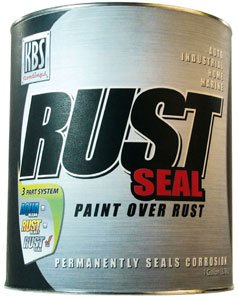 KBS Coatings 4501 Gloss Black RustSeal - 1 Gallon Covers 200 sq ft, Proven  Rust Prevention- Buy Online in Macau at Desertcart - 12177955.