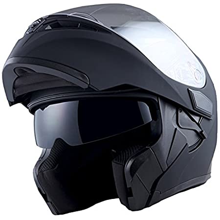 Buy AHR RUN-M Full Face Flip up Modular Motorcycle Helmet DOT Approved Dual  Visor Motocross White M Online in Turkey. B01M9AHJPM