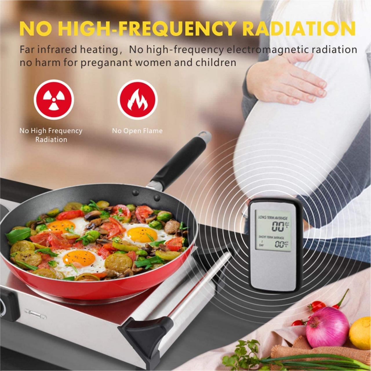 ✓ Techwood Hot Plate Electric Stove Single Burner Countertop Infrared  Cooktop, 1500W, Timer and Touch Control, Portable compatible All Cookware  Ceramic Glass ➤ 2019 - ☑☑Electric Kitchen