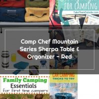 Camp Chef Mountain Series Sherpa Table & Organizer - Red in 2020 | Camping  supplies, Camping, Sherpa