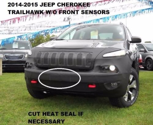 Lebra 2 piece Front End Cover Black - Car Mask Bra - Fits - 2014-2018 14-18  Jeep Cherokee Trailhawk (without front sensors)- Buy Online in Nicaragua at  desertcart.ni. ProductId : 41336379.