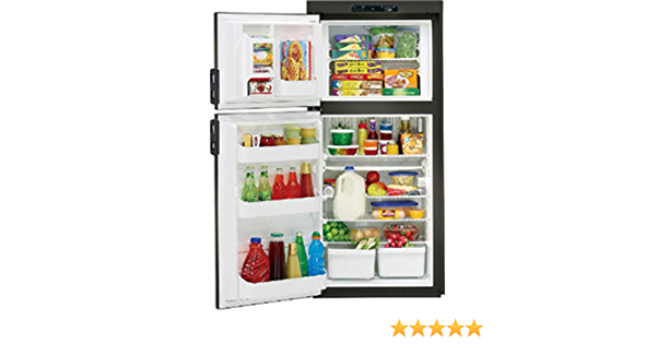 Dometic RV Refrigerator DM2852LB Refrigerator / Freezer 2‑Way ‑ 8 Cu. ft.  Right Hand Double Door - RV Parts Nation