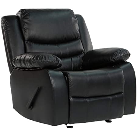 Divano Roma Furniture Classic and Traditional Bonded Leather Recliner  Loveseat - YouTube