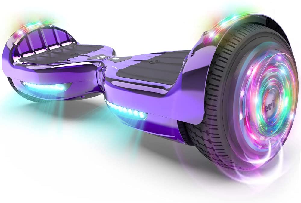 Buy HOVERSTAR Hoverboard All New Version-HS2.0, Chrome Color & Coating  Skins Two Wheels Self-Balancing Scooter with Wireless Speaker Playing Music  & Led Wheels Flashing Lights Online in Hong Kong. B08KFM1ZML