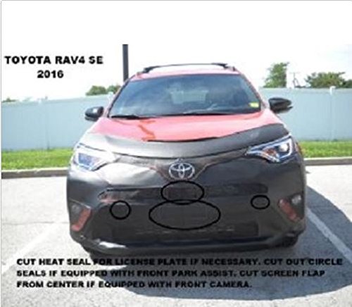 Lebra 2 piece Front End Cover Black - Car Mask Bra - Fits - 2016 Toyota  RAV4 SE ONLY- Buy Online in Bahamas at Desertcart - 45599577.
