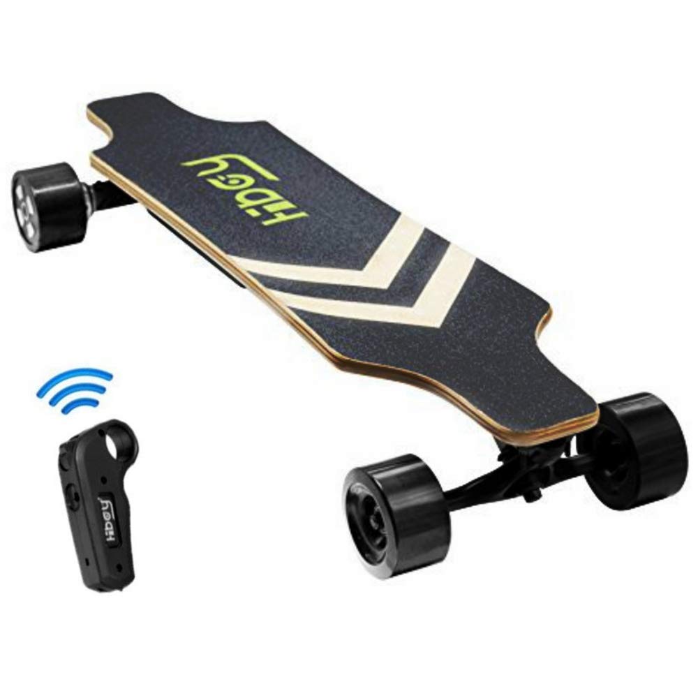 Fitnessclub Hiboy Electric Longboard - Dual Motorized Electric Skateboard  with Wireless Remote Control,Max Speed up to 18.5MPH- Buy Online in Antigua  and Barbuda at Desertcart - 56043520.