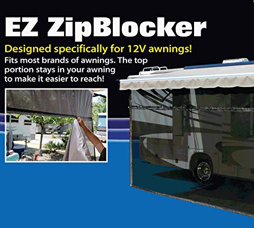 Buy Dulepax RV Awning Side Shade○9'X7' RV Awning Sun Shade use Brown Knife  Coated Mesh Screen with Complete Accessories○RV Awning Screen Blocks About  86% of UV Online in Indonesia. B095JS67TJ