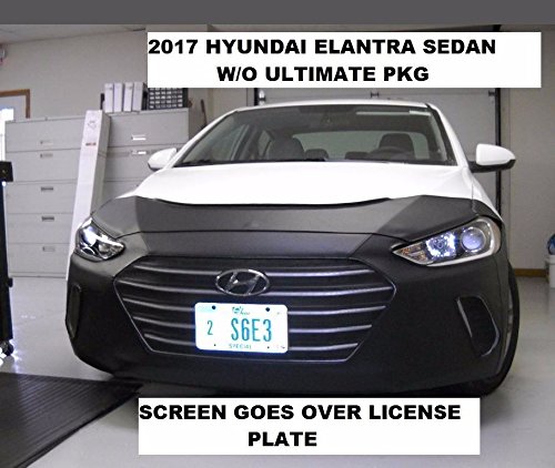 Lebra 2 Piece Front End Cover Black - Car Mask Bra - Fits - 2017-2018  Hyundai Elantra Sedan - Without Ultimate Package, Except Sport Model in  Kuwait | Whizz Front-End Covers