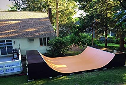 Ramptech 3' Tall x 8' wide Outdoor Halfpipe : Amazon.co.uk: Sports &  Outdoors