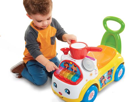Review #127: Fisher Price Little People Music Parade Ride-On – Just Mommin  Around