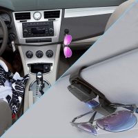 Buy FineGood 2 Pack Sunglass Holder for Car Dash, Glasses Holders for Car  Visor Eyeglasses Visor Clip Mount Online in Indonesia. B08CV3B9GB