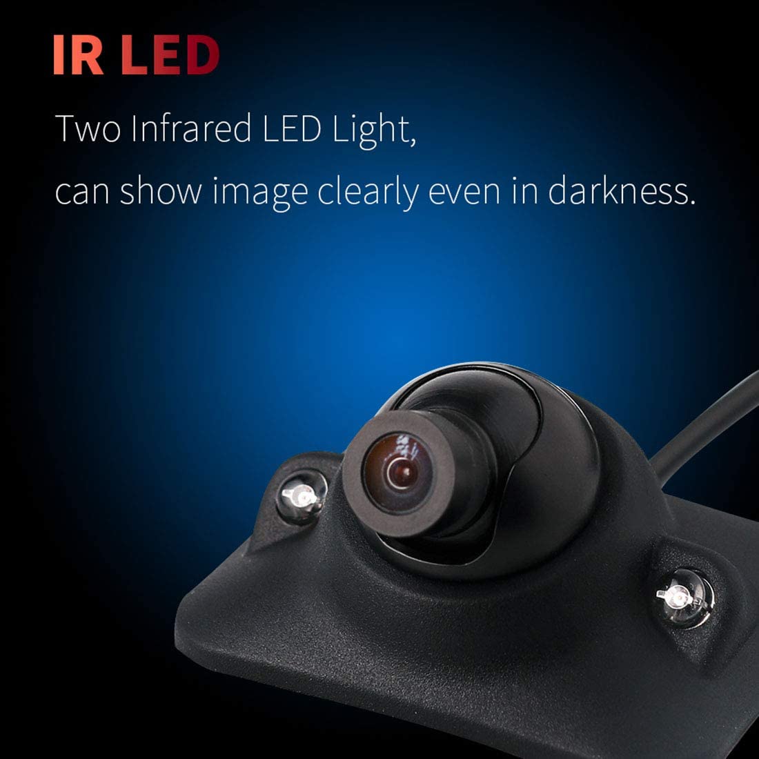 Buy Car Side View Camera with IR LEDs for Blind Spot, NO Guide Line, NO  Drilling, GreenYi-45 Online in Taiwan. B07QRRTW39