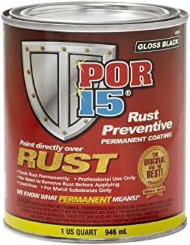 Buy Por-15 Semi Gloss Black Rust Preventive Paint Por15-2 Quart Kit Online  in Vietnam. B000GHM7GC