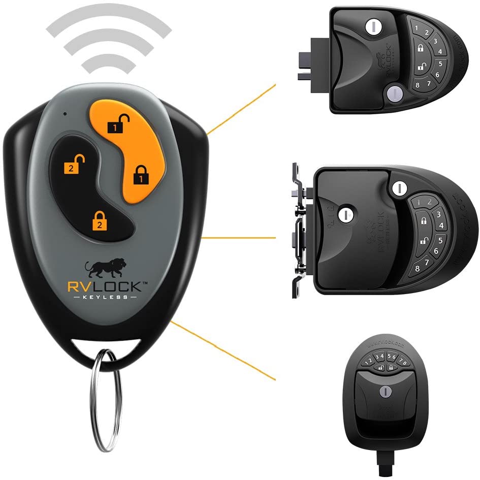 Buy RV Remote 4-Button Key Fob for RVLock Keyless Handles, Wireless Fob  Transmitter Online in Vietnam. B00N58KRXO
