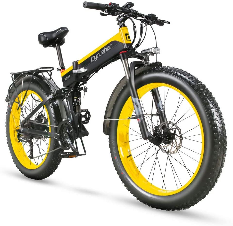 Cyrusher XF900 electric bike review - a giant full-suspension fat tire e- bike