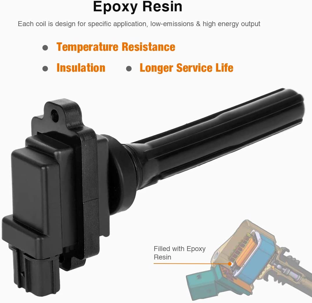 Buy QYL 4Pcs Ignition Coil Pack Replacement for UF237 88921380 C1159 Online  in Poland. B07LBGNNJ6