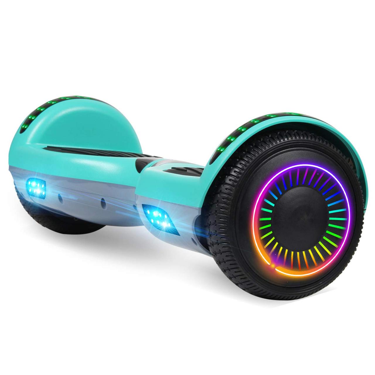 Felimoda Hoverboard,Self-Balancing Hoverboard Scooter with Bluetooth  Speakers and Fashion LED Lights,Hoverboard for Kids Ages 6-12(Green-Gray)-  Buy Online in Ecuador at desertcart.ec. ProductId : 122609006.