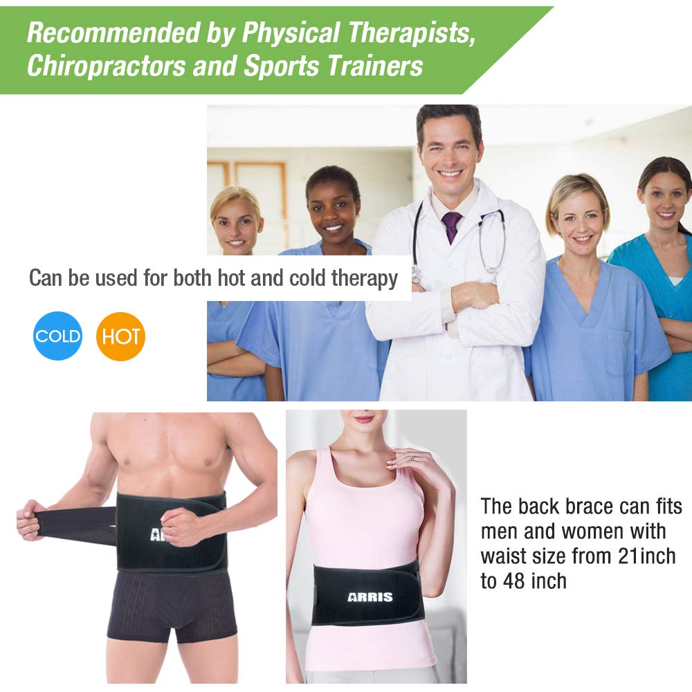 Buy ARRISHOBBY Back Pain Cold Ice Pack-Reusable Hot Cold Lower Back Brace  for Lumbar, Waist, Abdomen, Hip Back Injuries -Relieve  Sciatica,Coccyx,Scoliosis Herniated Disc Back Belt for Pain Relief Online  in Turkey. B07RHMGKJS
