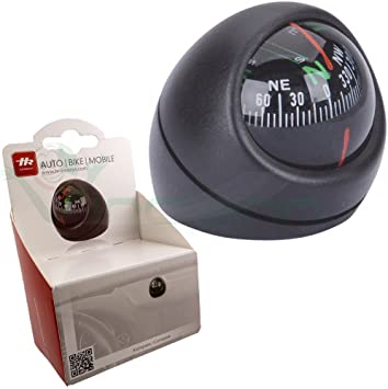 hr-imotion compass [Self-adhesive | Easy to mount] - 10310601 - Black :  Amazon.co.uk: Automotive