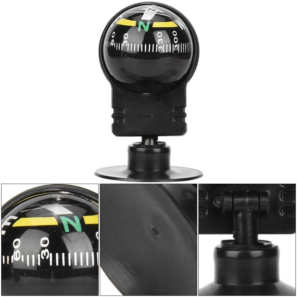 Buy Vbest life Vehicle Ball Compass, 2pcs Portable Car Compass Guide Ball Suction  Cup Mini Compass Online in Indonesia. B089RBWZBN