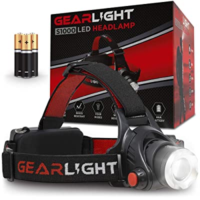 Buy GearLight LED Headlamp Flashlight S1000 - Powerful Broadbeam Camping  and Outdoor Headlamps - Construction Hardhat Compatible Safety Head Lamp  Light Online in Hong Kong. B07NSZX18G