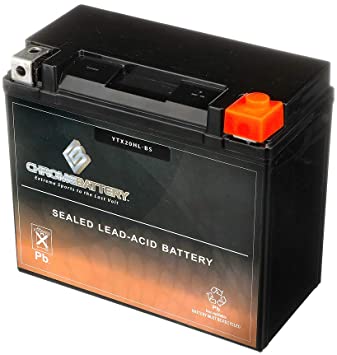 Buy Chrome Battery YTX20L-BS Battery- Rechargeable, AGM, High Performance  Power Sports, Factory Sealed Online in Indonesia. B006LO66X4