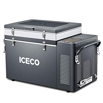 Price.com | ICECO VL45 Portable Refrigerator with SECOP Compressor,  45Liters Platinum Compact Refrigerator, DC 12/24V, AC 110-240V, 0℉ to 50℉,  Home & Car Use (without Insulated Cover)