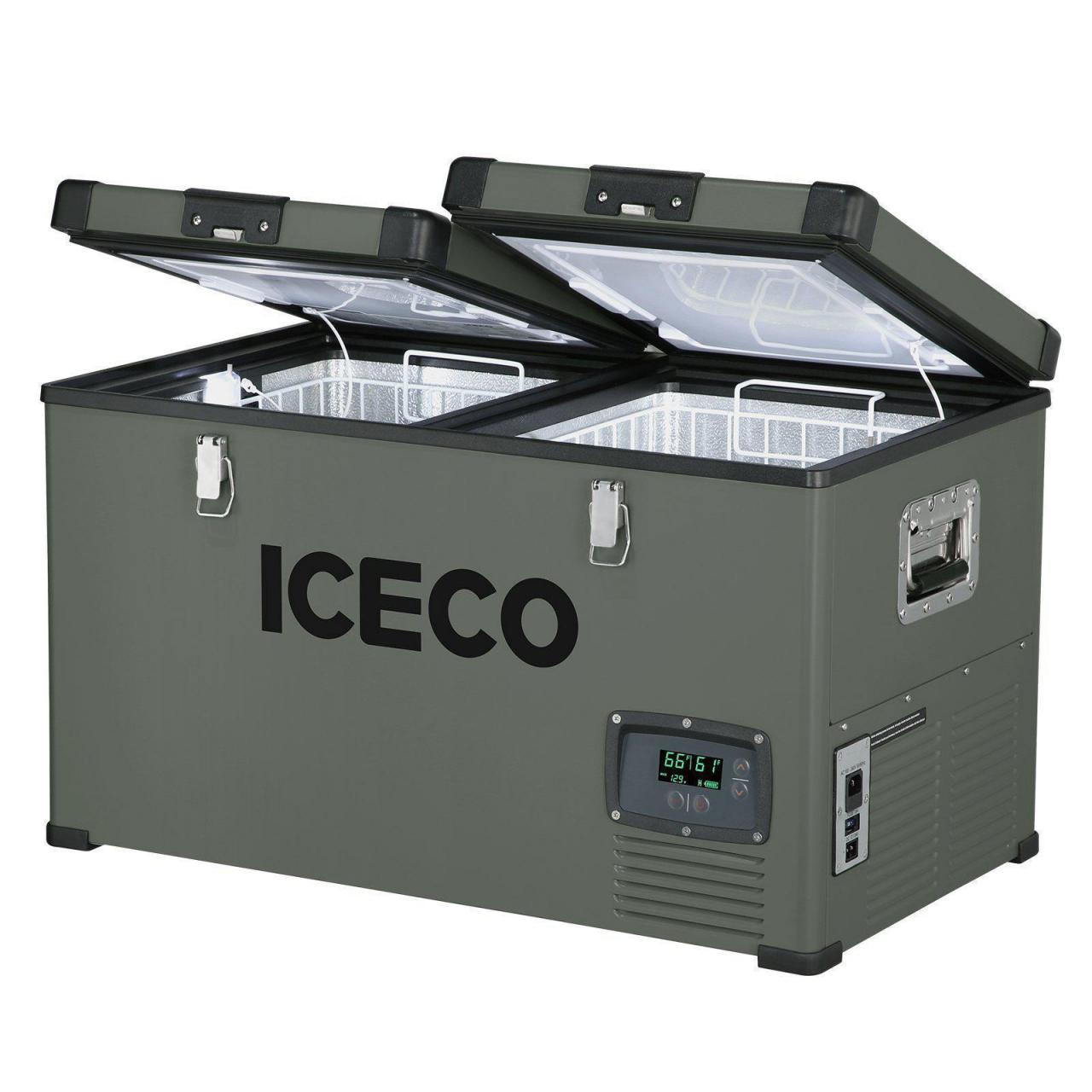 Buy ICECO VL60 63 Quart Portable freezer Refrigerator with SECOP Compressor  Single Zone Fridge | AC 110V/ DC 12V | 0℉ to 50℉ | 12 volt Refrigerator  Fridge for Car, Home, Camping, RV Online in Ukraine. B08PVM14QQ