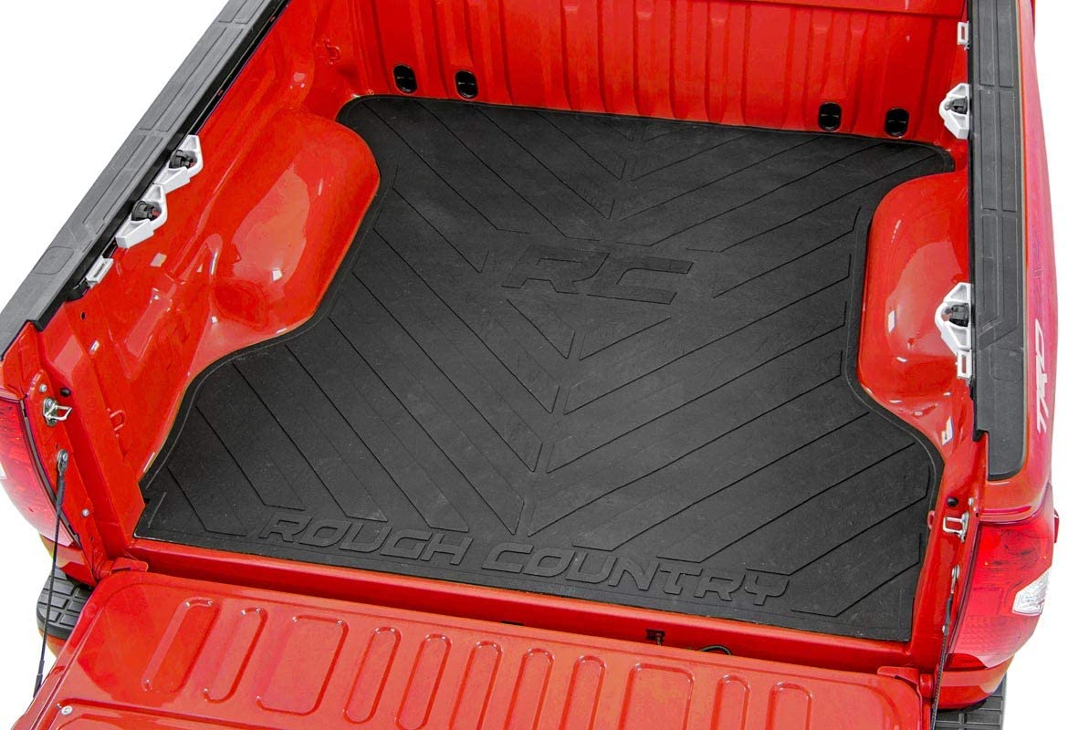Buy Rough Country Rubber Bed Mat (fits) 2019-2021 Ram Truck 1500 | 6.4 FT  Bed | Recycled Bed Liner | RCM662 Online in Indonesia. B07SN5HRNW