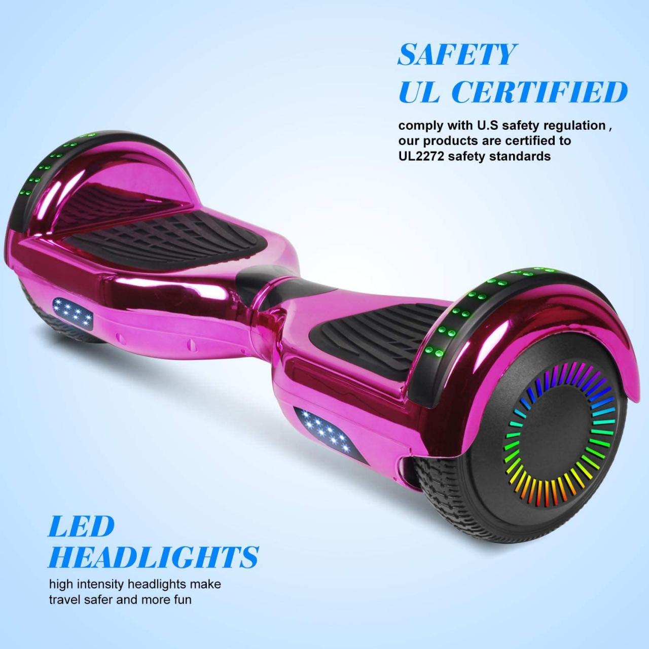 Buy FLYING-ANT Hoverboard 6.5 UL 2272 Listed Self Balancing Wheel Electric  Scooter Black Online in Hong Kong. B07MJGT4B1