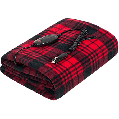 MAXSA INNOVATIONS MAXSA INNOVATIONS 20013 Comfy Cruise Heated Travel Blanket  (Navy Blue) from SpectrumSuperStore at SHOP.COM