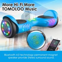 Buy TOMOLOO Hoverboard with Bluetooth Speaker and LED Lights Self-Balancing  Scooter UL2272 Certified 6.5 Wheel Electric Scooter for Kids and Adults  Online in Hong Kong. B07FFRSYCX