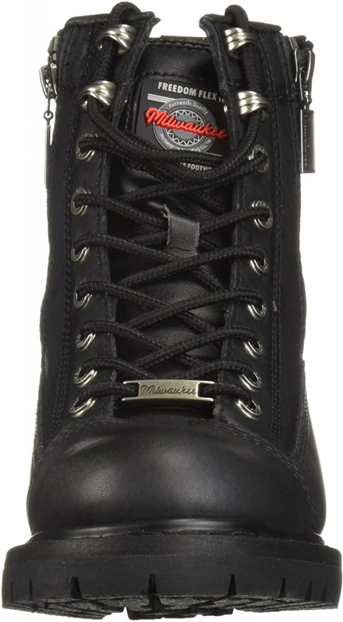 Milwaukee Motorcycle Clothing Co. Women's Black Cameo Boots | Dennis Kirk