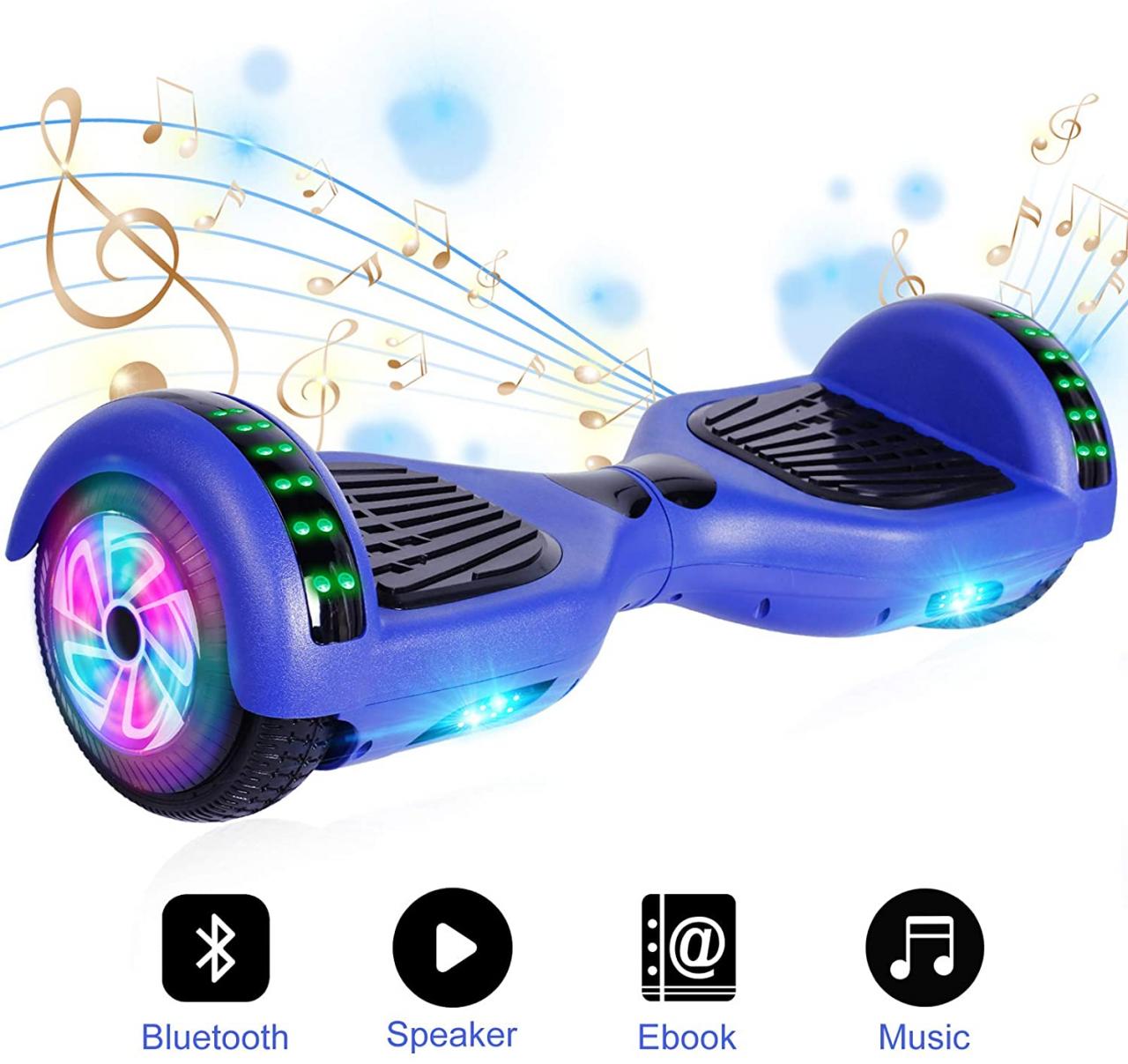 Buy UNI-SUN Hoverboard for Kids, Self Balancing Scooter 6.5 Two-Wheel Self  Balancing Hoverboards with Bluetooth and Lights Online in Hong Kong.  B07ZRYMYKS