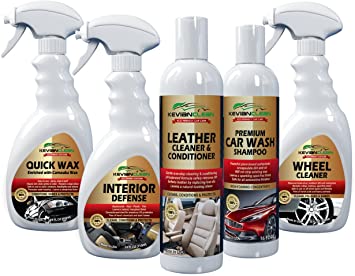 KevianClean Car Cleaning Kit - Best For Auto Interior Detailing, Exterior  Paint Wash & Shine, Wheels, Tires & Rims (5-PC Bundle Holiday Gift Kit) :  Amazon.co.uk: Automotive