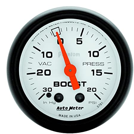 Ultra-Lite II Mechanical Boost Gauge AutoMeter 4906 - Pace Performance Parts