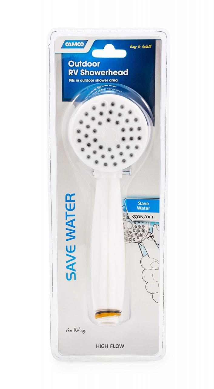 Camco 44023 Outdoor Shower Head (White)- Buy Online in Angola at  angola.desertcart.com. ProductId : 13865584.