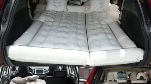 FBSPORT Car Travel Inflatable Mattress Air Bed Cushion Camping Universal  SUV Extended Air Couch with Two Air Pillows Gray- Buy Online in Saint  Vincent and the Grenadines at saintvincent.desertcart.com. ProductId :  143725646.