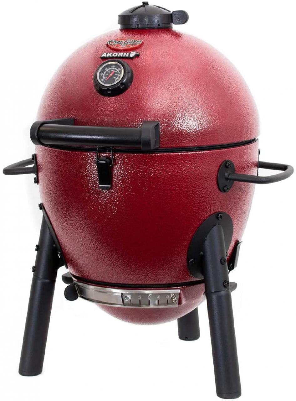 Char-Griller E06614 AKORN Jr. Portable Kamado Charcoal Grill, Red [11] -  .99 : CHAR-GRILLERUSA.STORE